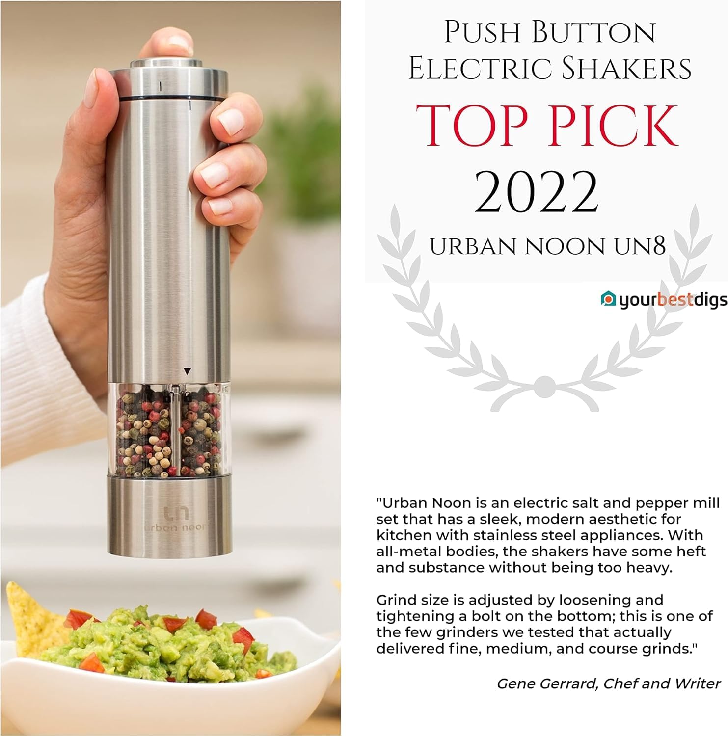 Elegant Battery Operated Salt Pepper Generator Set