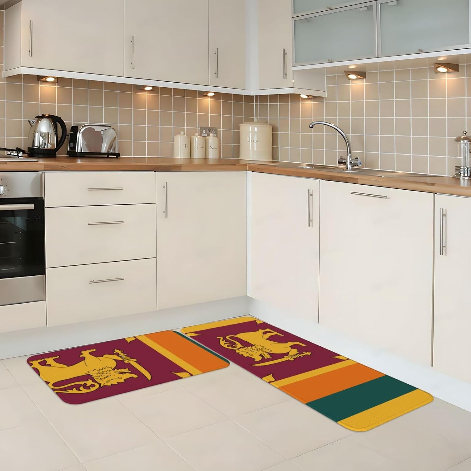 Sri Lanka Chefs Kitchen Non-Slip Mat Set