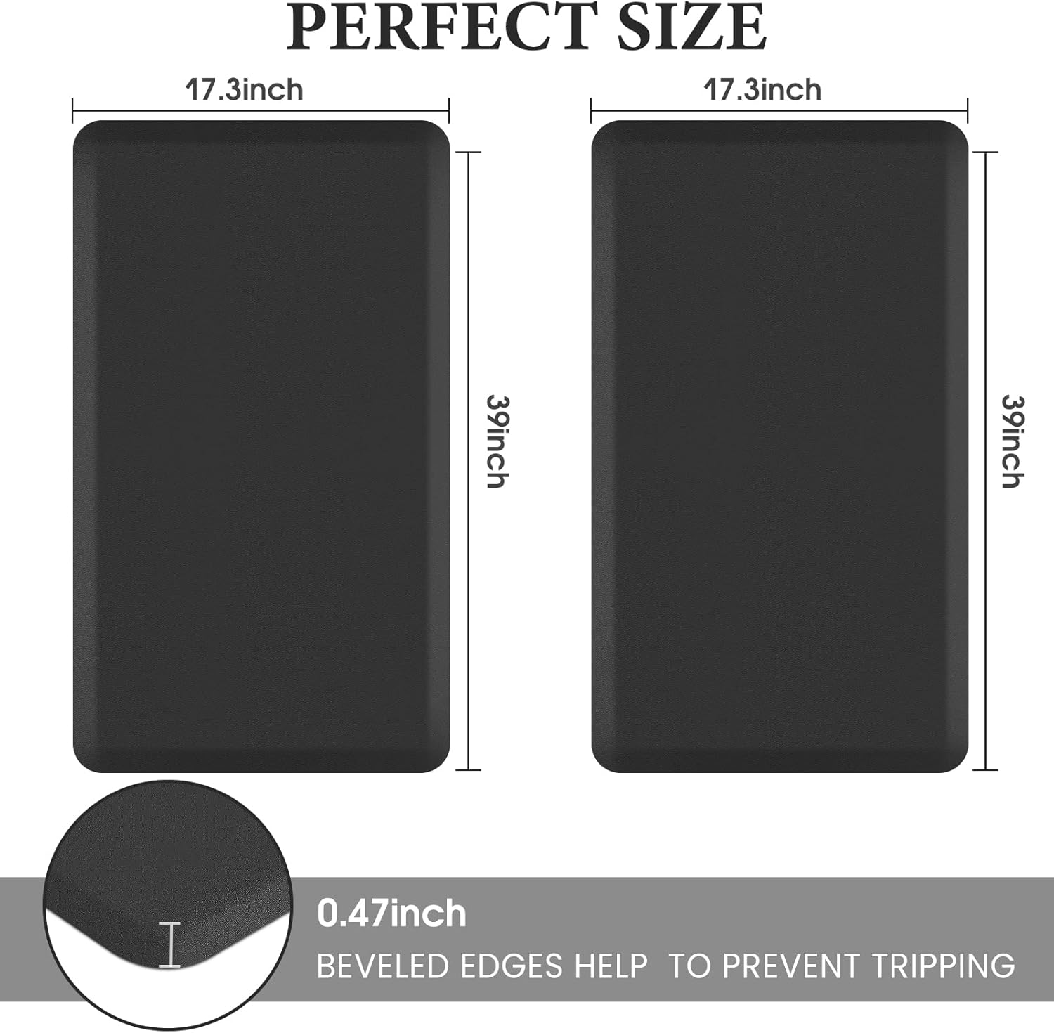 2PCS Kitchen Mat Set