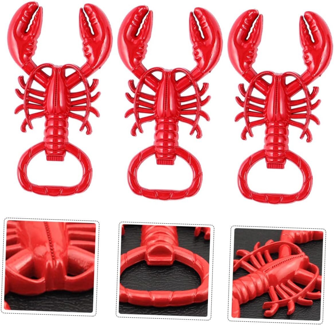 Zinc Alloy Crawfish Bottle Opener