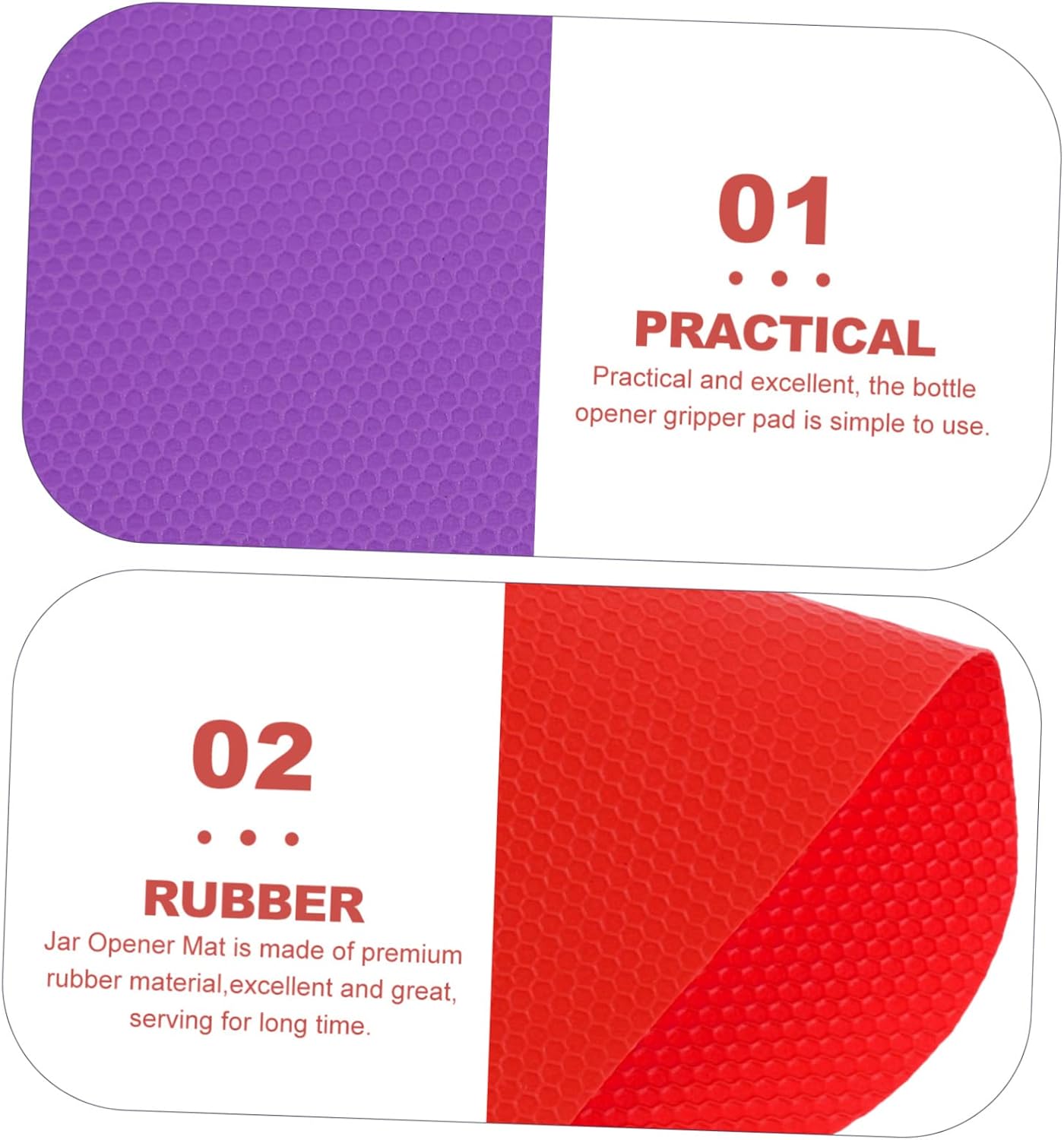 OXena 18-Piece Rubbel Bottle Jar Opener Mats Kitchen Gadget Set