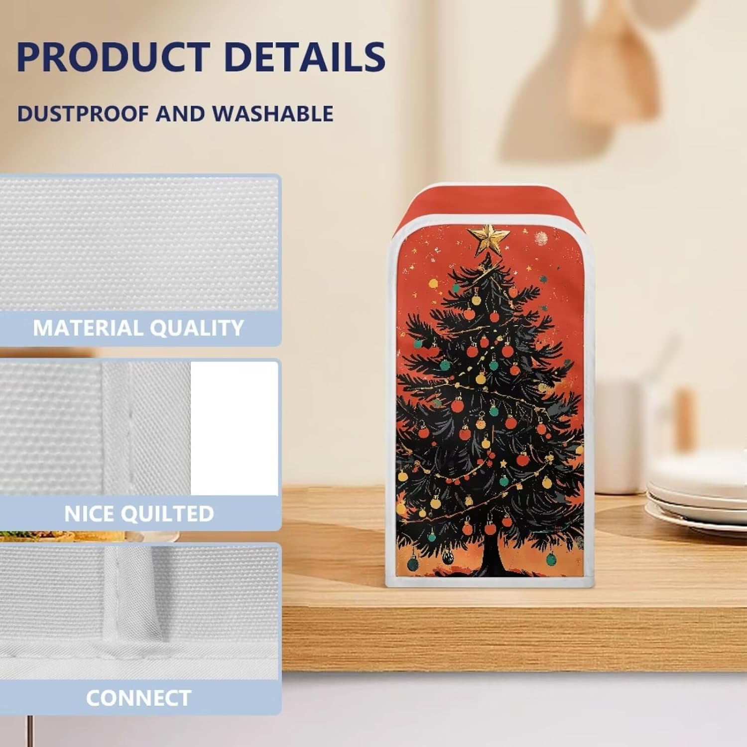 Light Stripe and Christmas Tree Can Opener Protector Cover