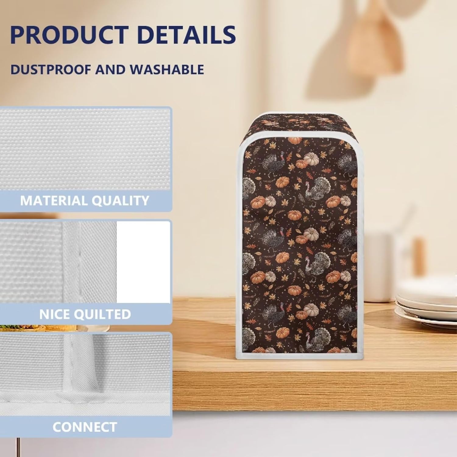 Stain-Resistant Cover for Electric Can Opener Protects from Dust Scratches