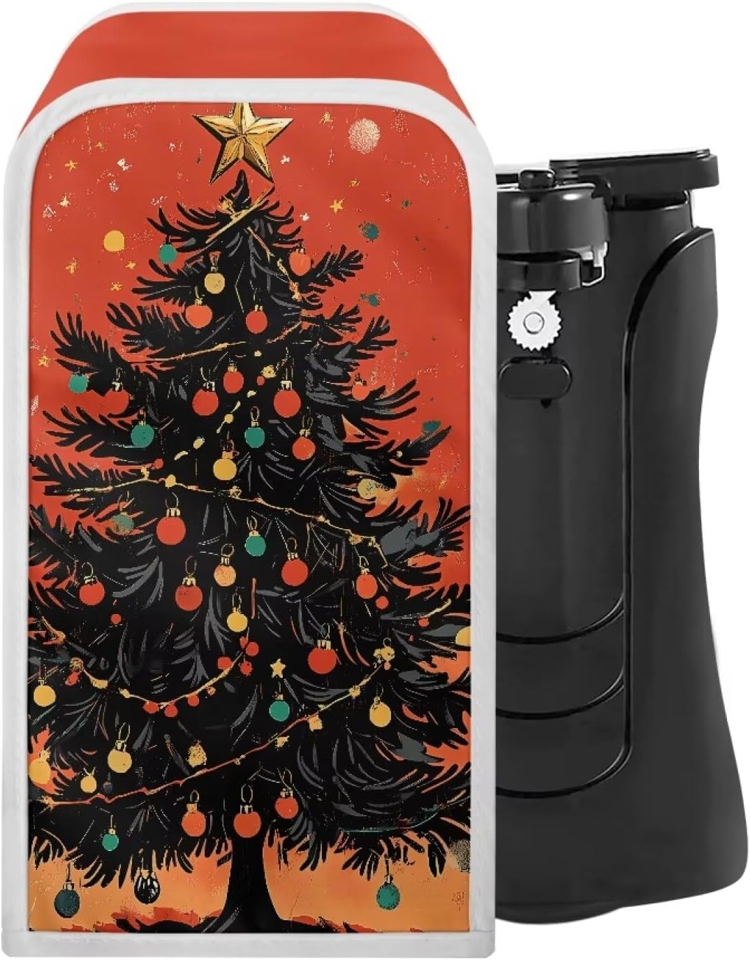 Light Stripe and Christmas Tree Can Opener Protector Cover