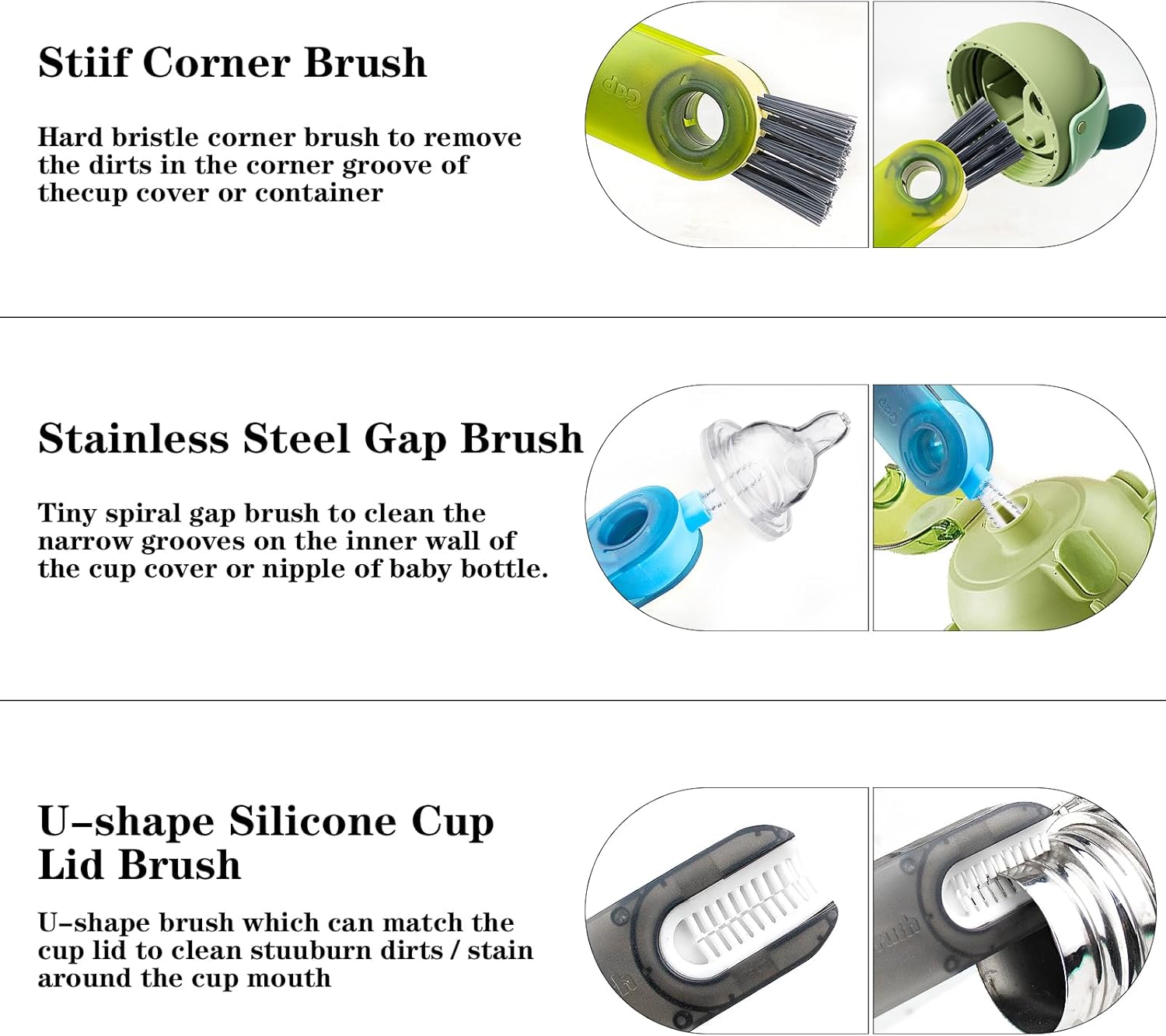 3-in-1 Kitchen Cleaning Brush