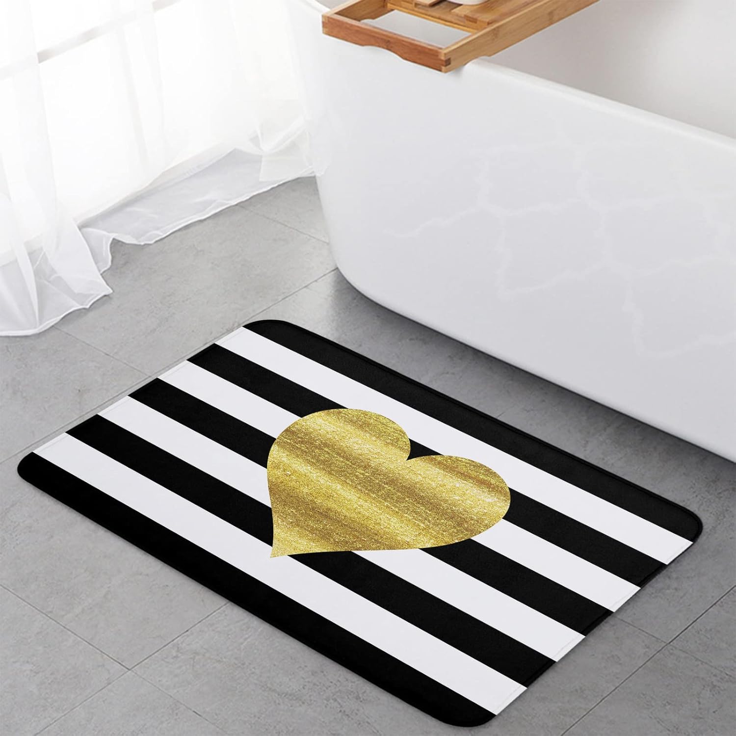 Love Valentine Heart Kitchen Floor Mats 2PCS