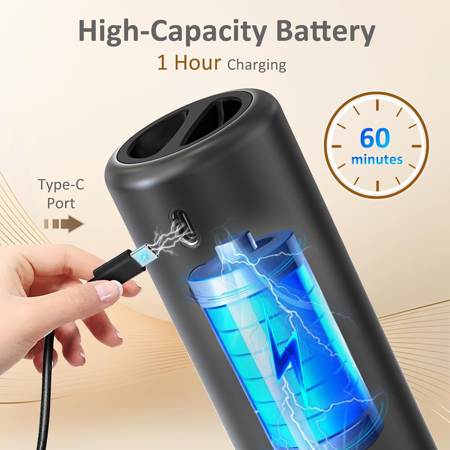 Effortless Black Pepper Grinder with LED Light