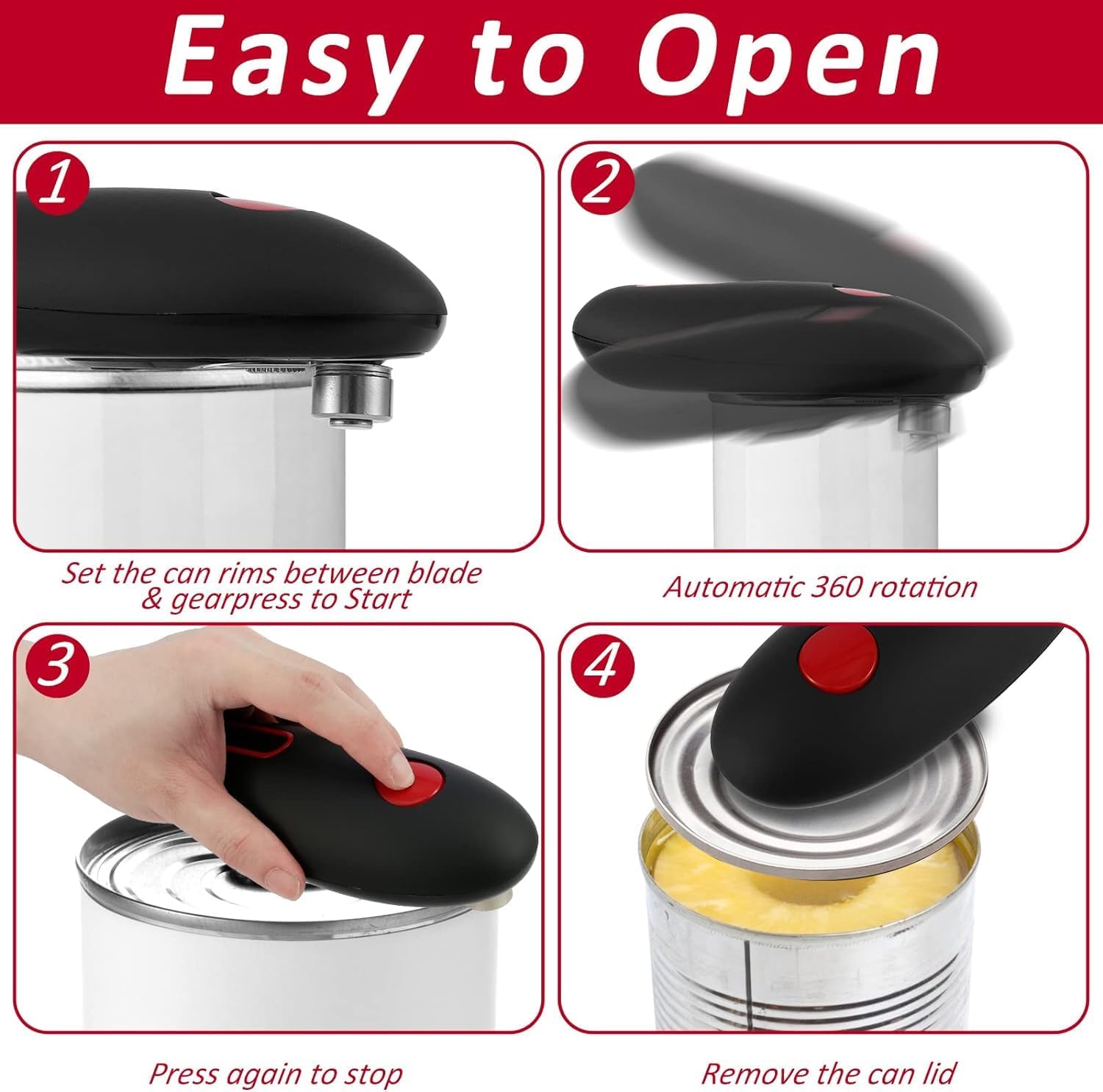 Effortless Electric Can Opener