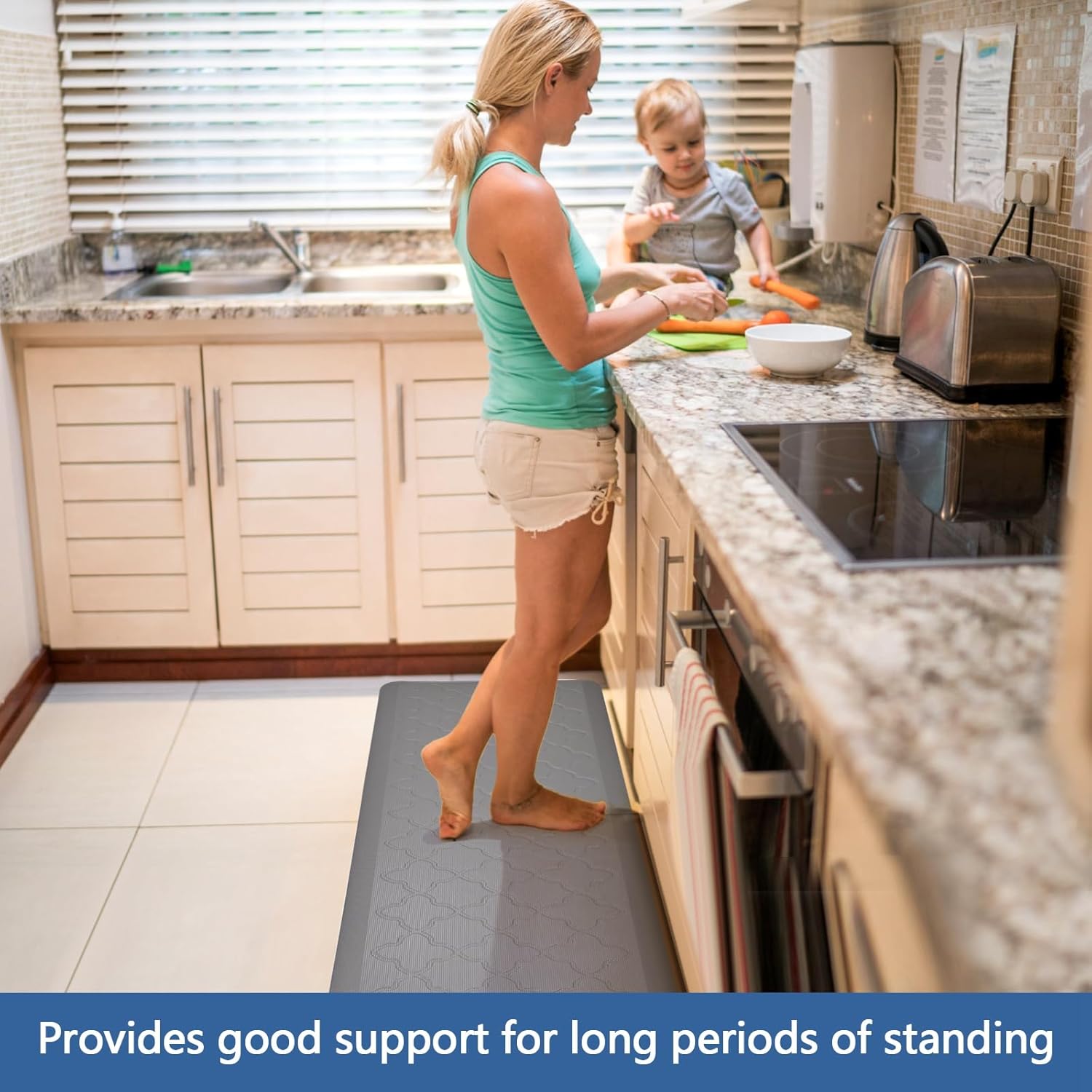 Anti-Fatigue Kitchen Mat Ergonomic 78 inch