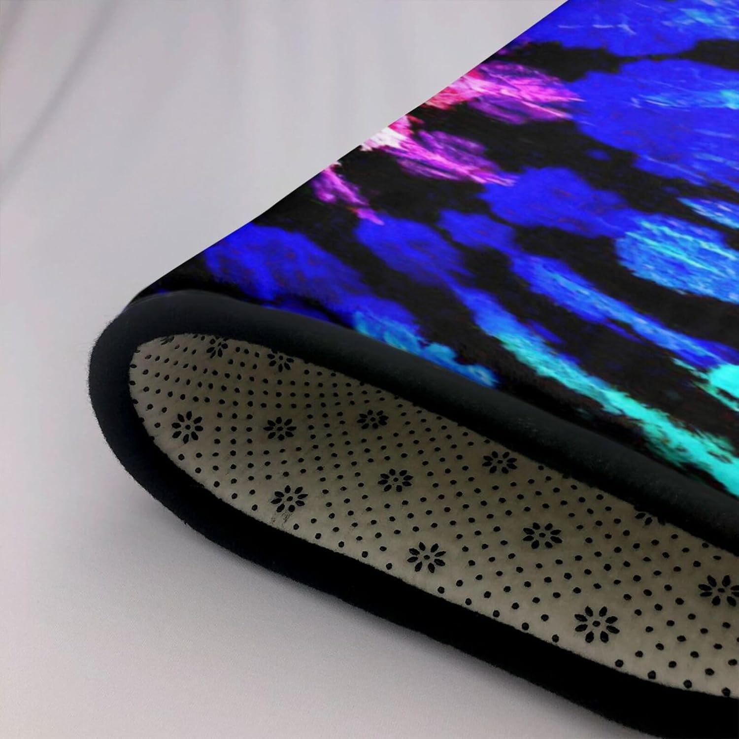 Exotic Tie-Dye Kitchen Floor Mat Soft Durable Non-Slip