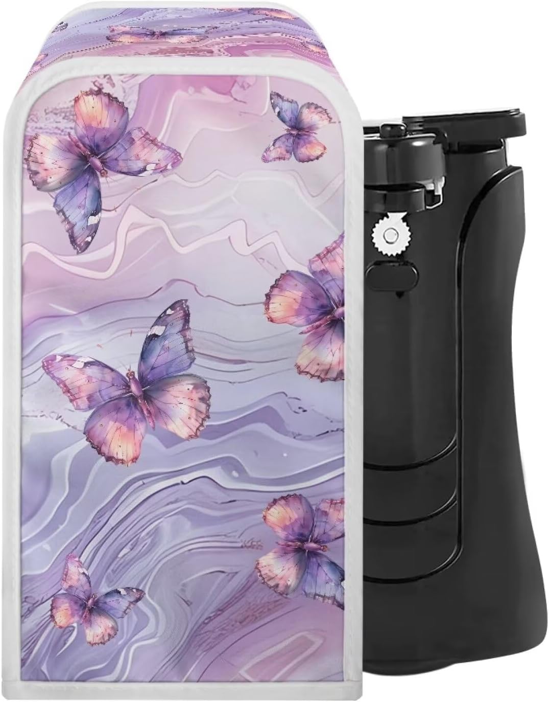 Butterfly Can Opener Cover Dust Stain Protection Anti-Fingerprint Kitchen Applique