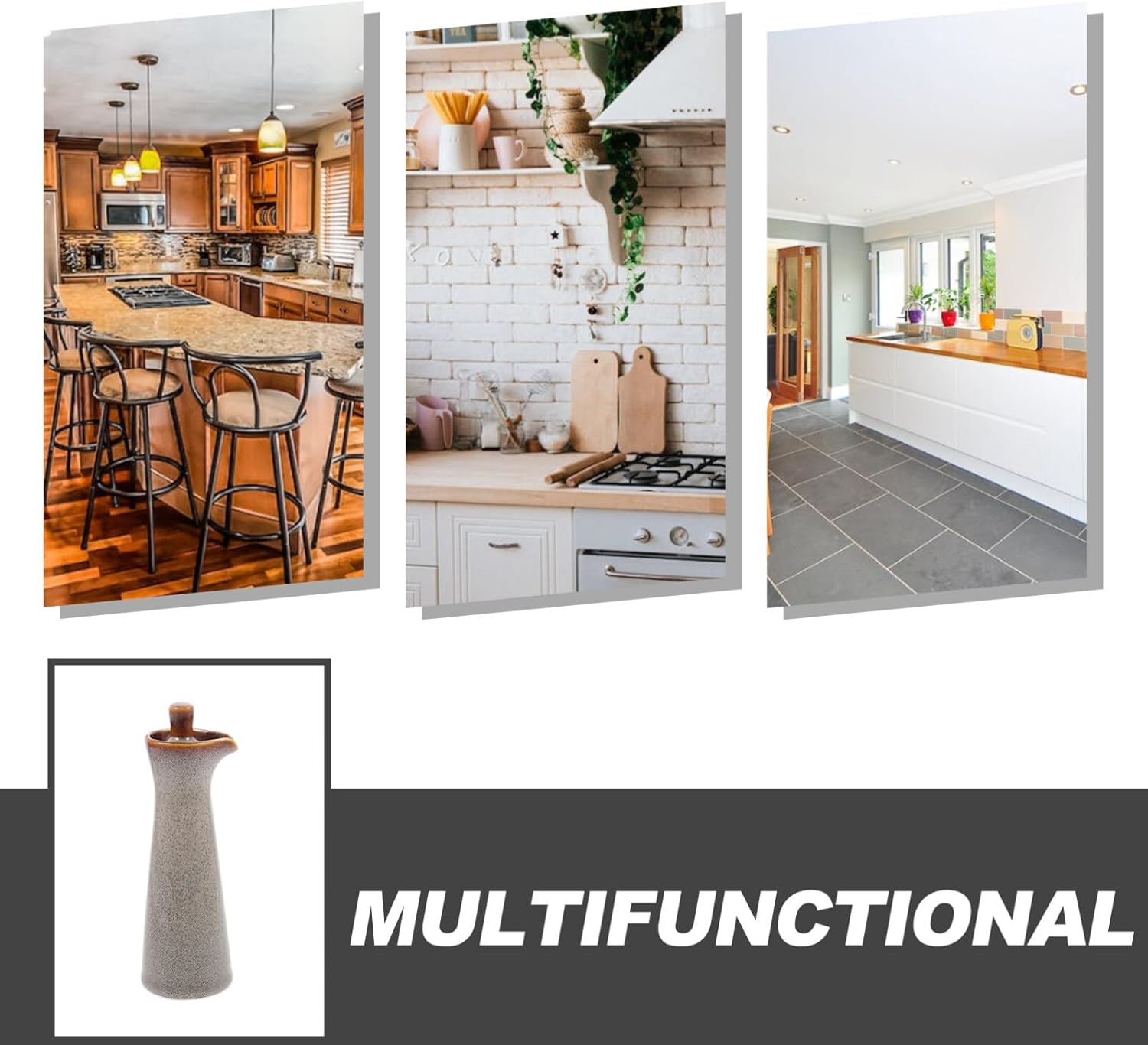 Convenient Ceramic Oil Dispenser for Kitchen Use
