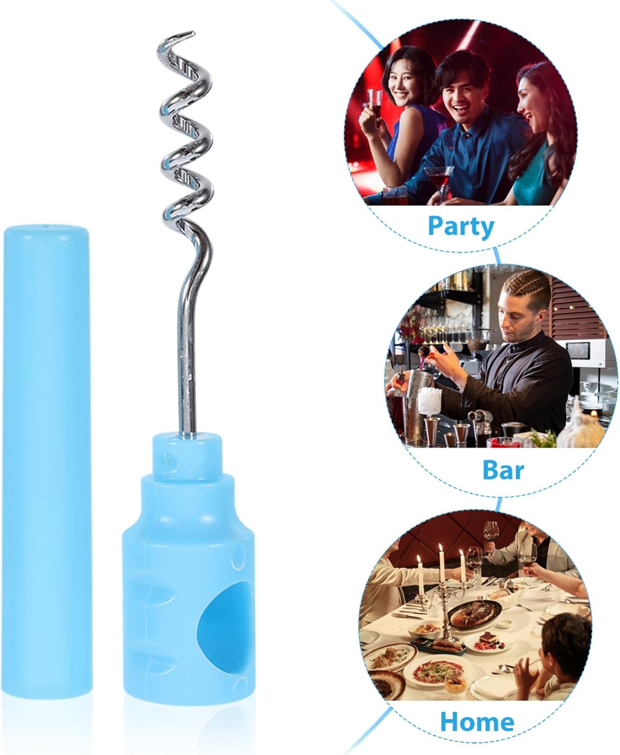 Luxshiny 5pcs Multi-Use Bottle Opener Set