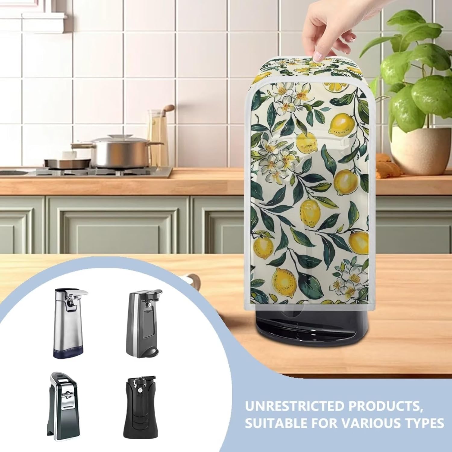 Lemon Electric Can Opener Covers - Protection Style
