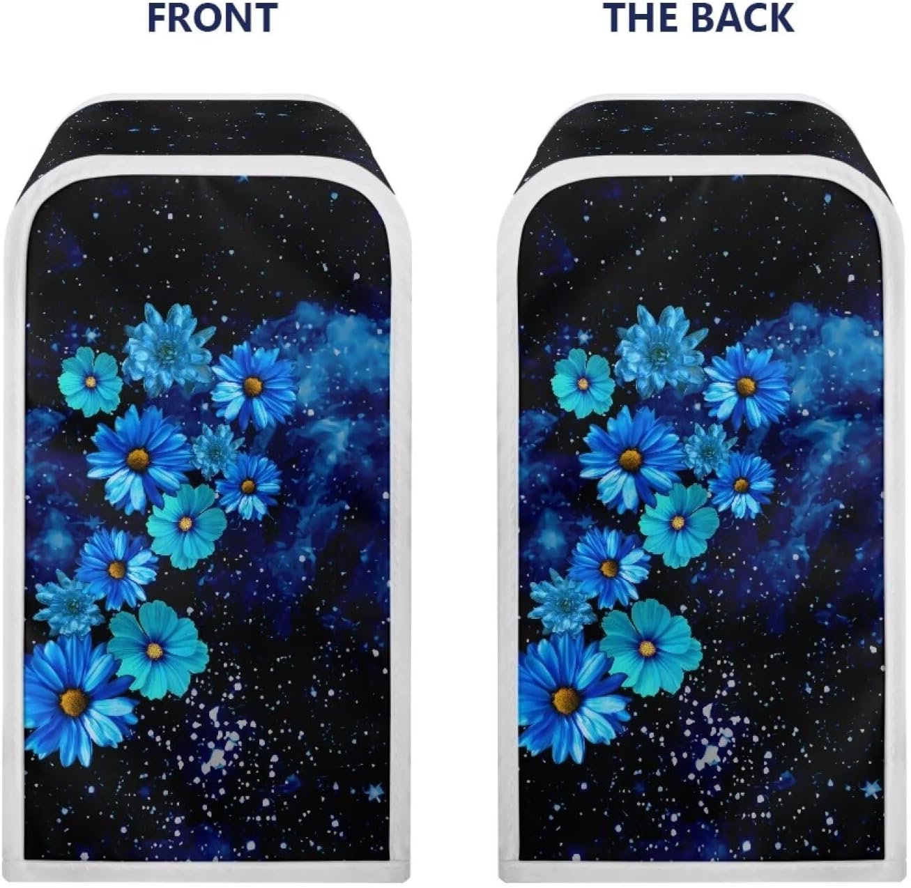 Kathyboom Blue Flowers Can Opener Dust Cover Water Resistant Machine Washable