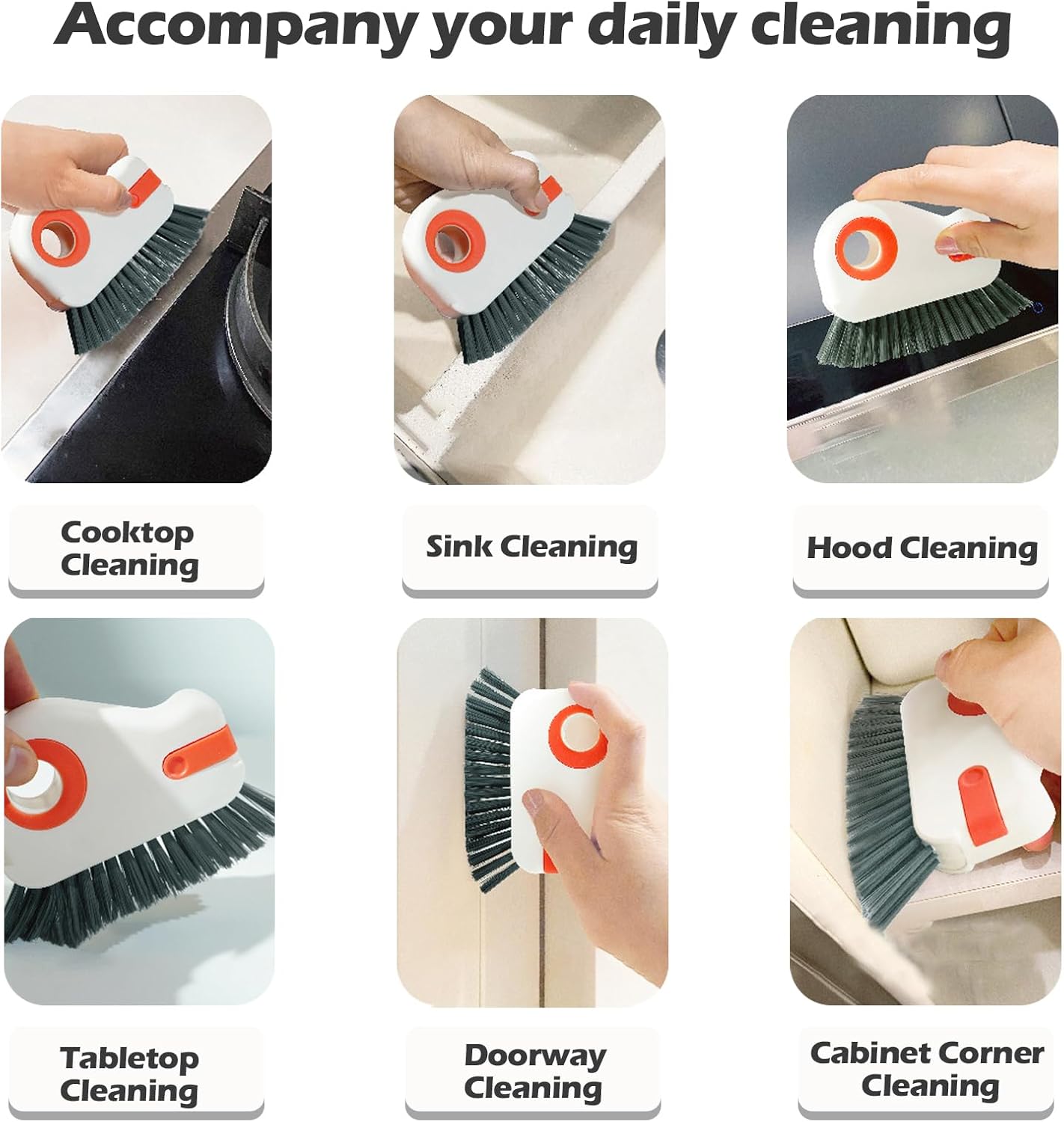 2-in-1 Crevice Cleaning Brush forWindows Kitchens