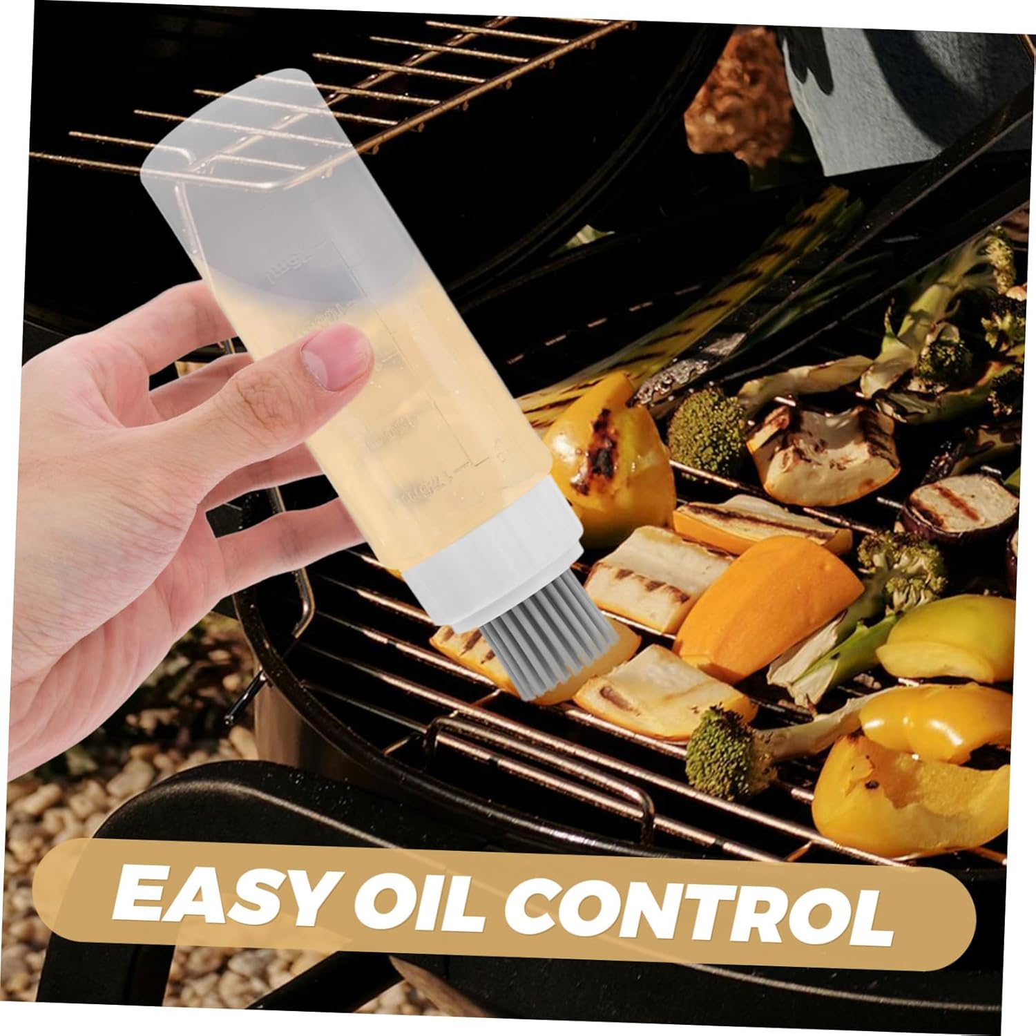 175ml Transparent Silicone Kitchen Condiment Bottles Set of 2