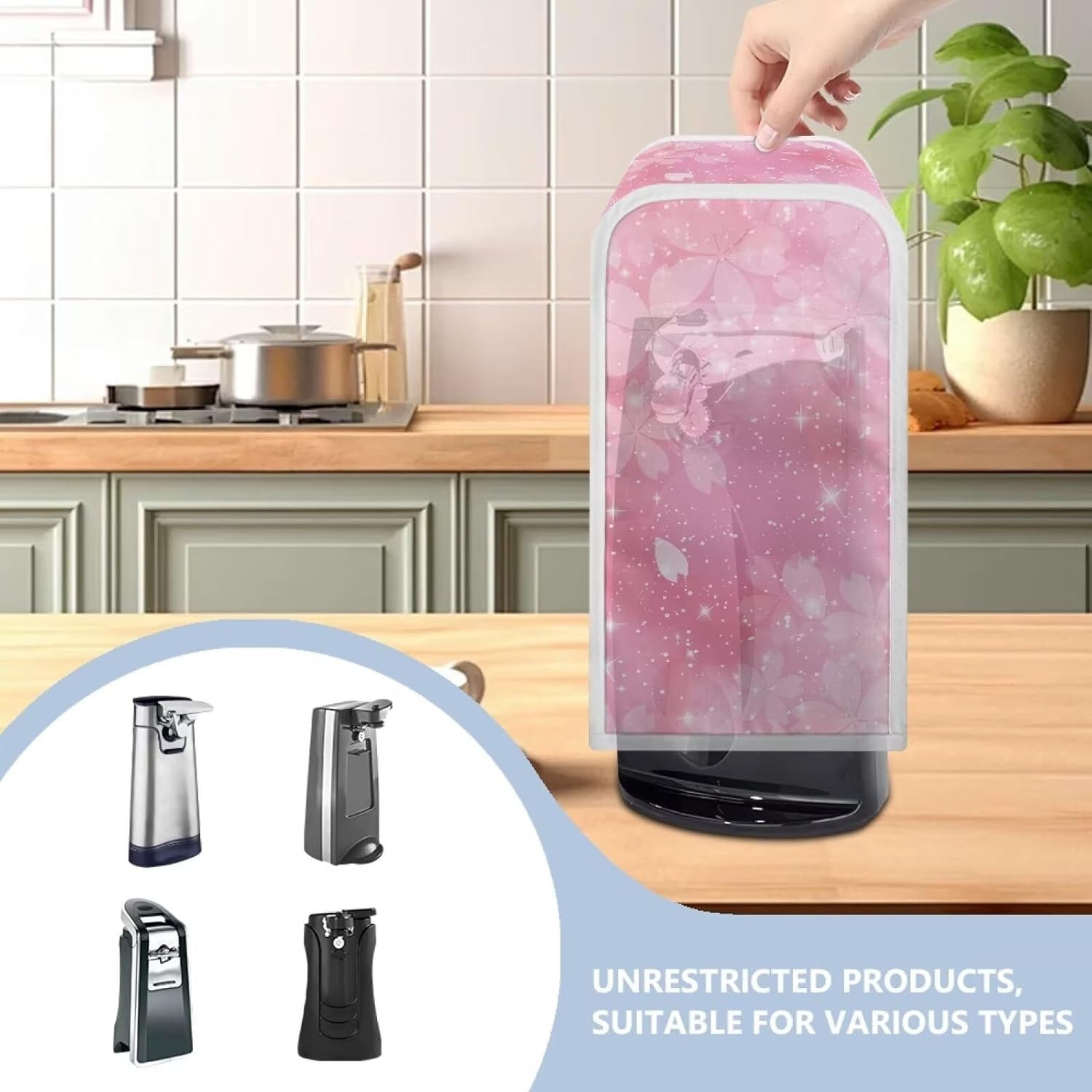 Durable Pink Can Opener Cover