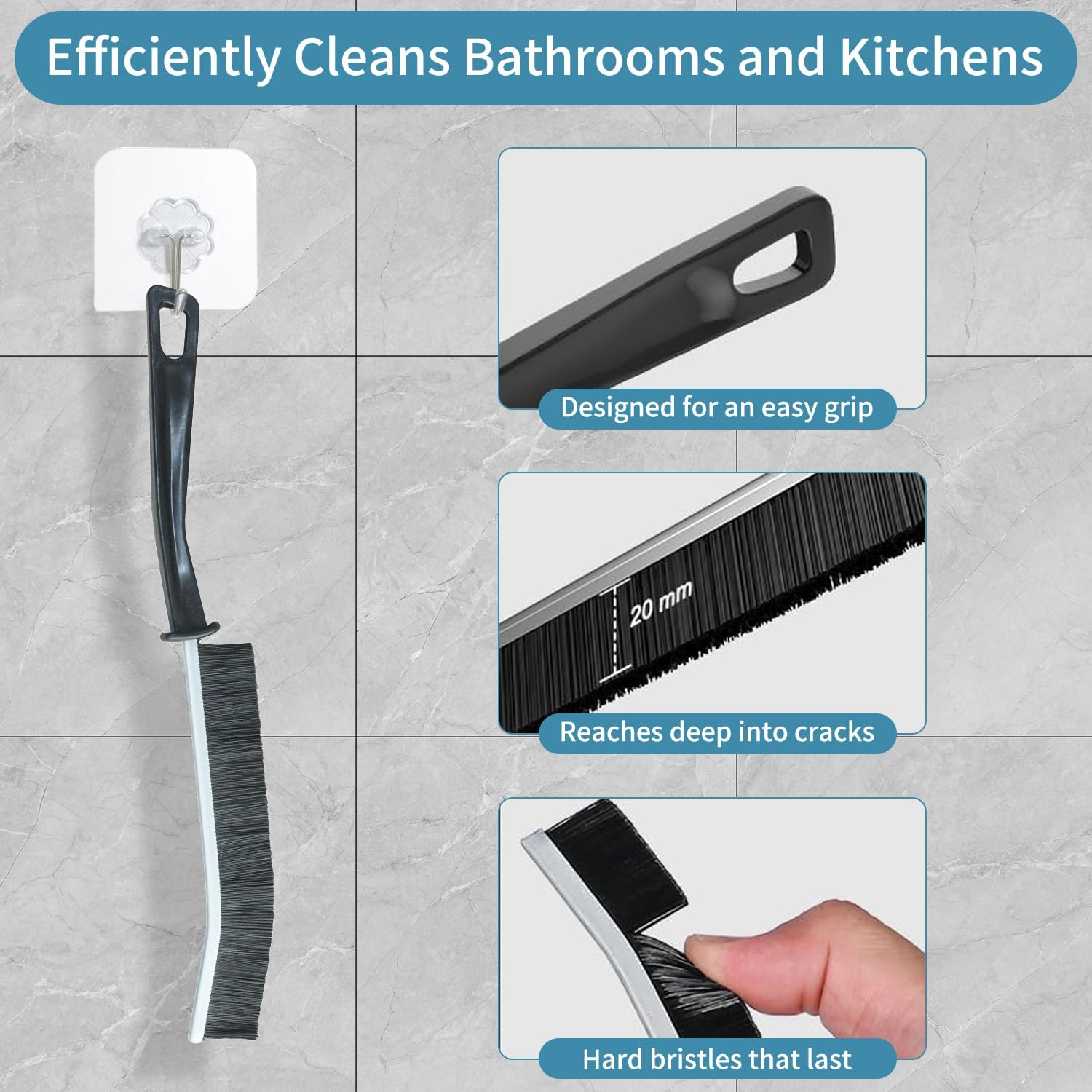 5Pcs Crevice Cleaning Brush Set Multifunctional Gap Cleaning brushes for Home Use