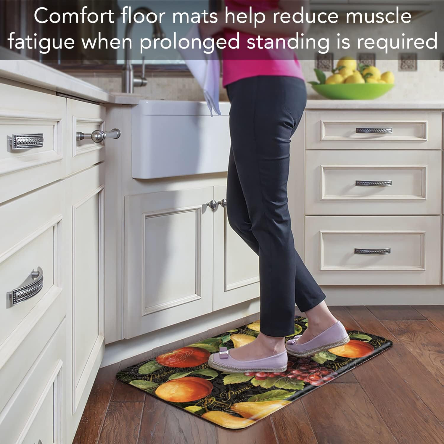 CounterArt Gourmet Fruit 30 x 20 Comfort Mat