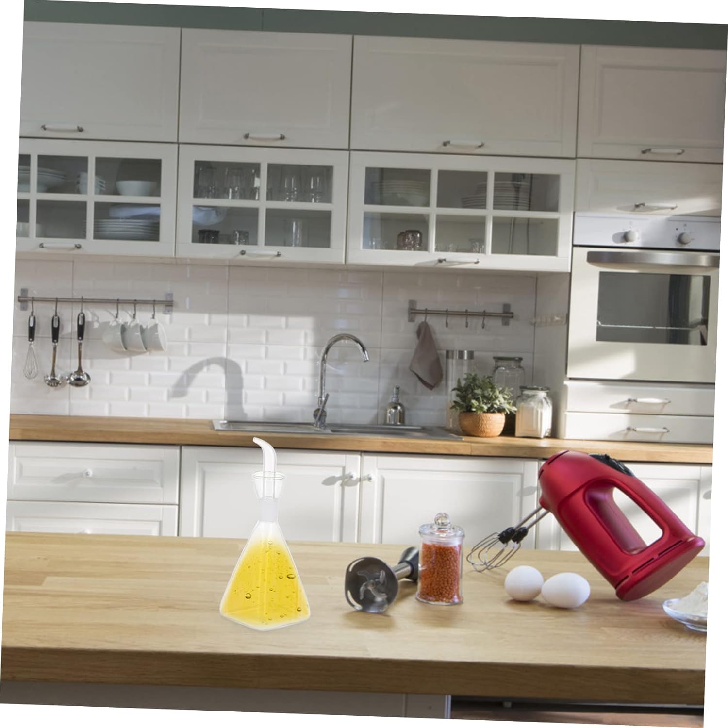 Ciieeo 120ml Glass Oil Bottle - Multi-Purpose Kitchen Storage