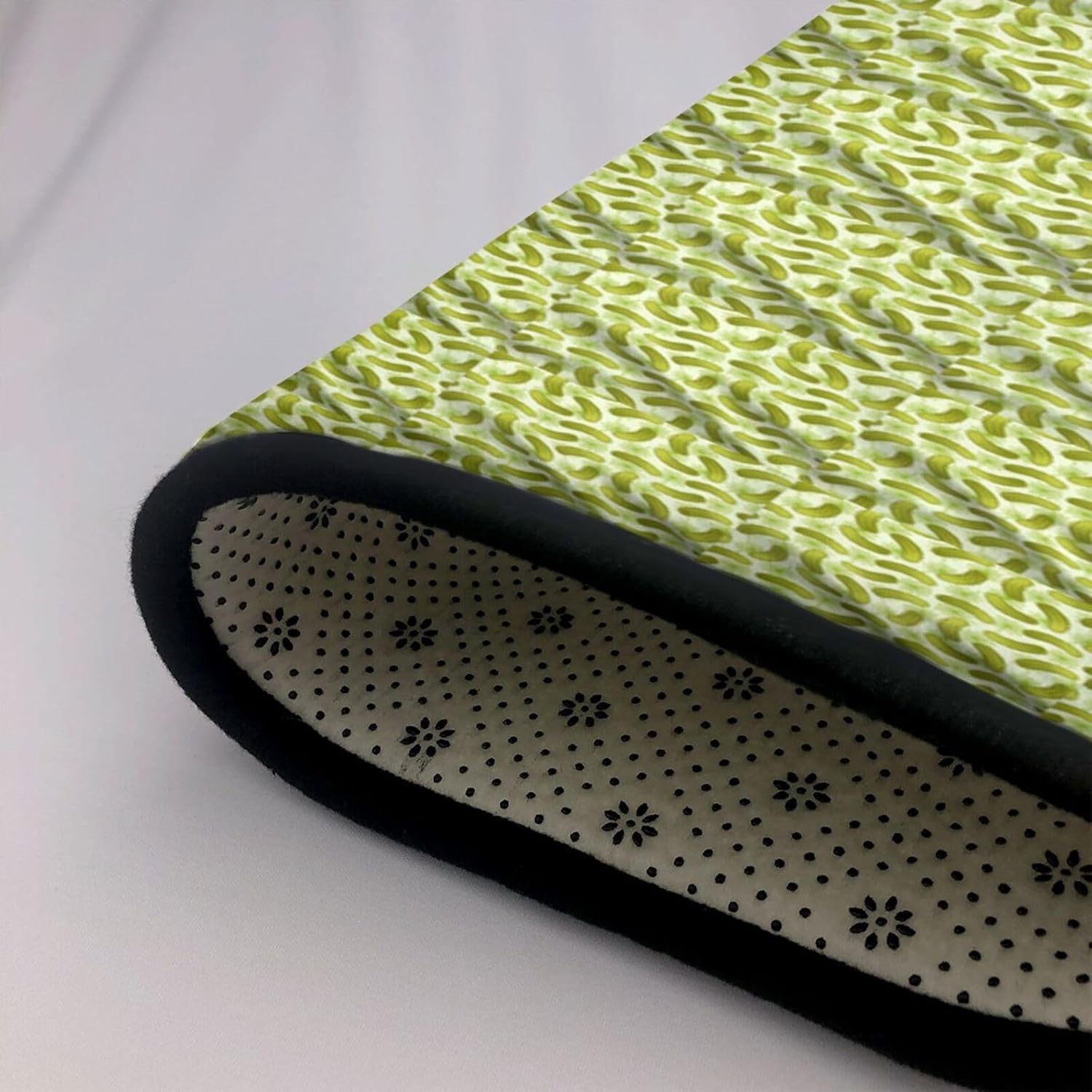 BREAUXSushi Dill Pickles Print Non-Slip Floor Mat