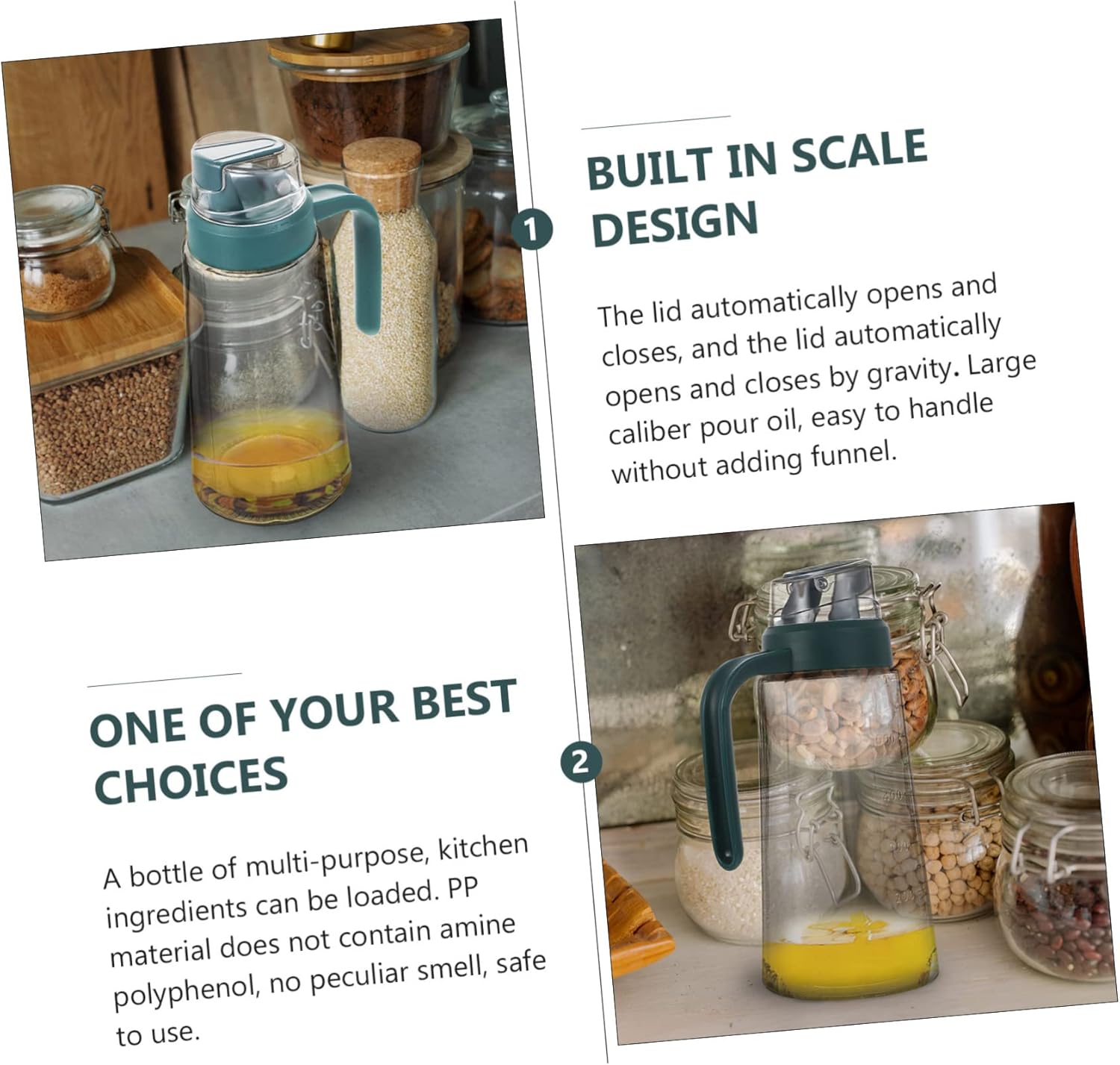 CIYODO Practical Condiment Bottle Mealtime Convenience ElegantlyStyled Design