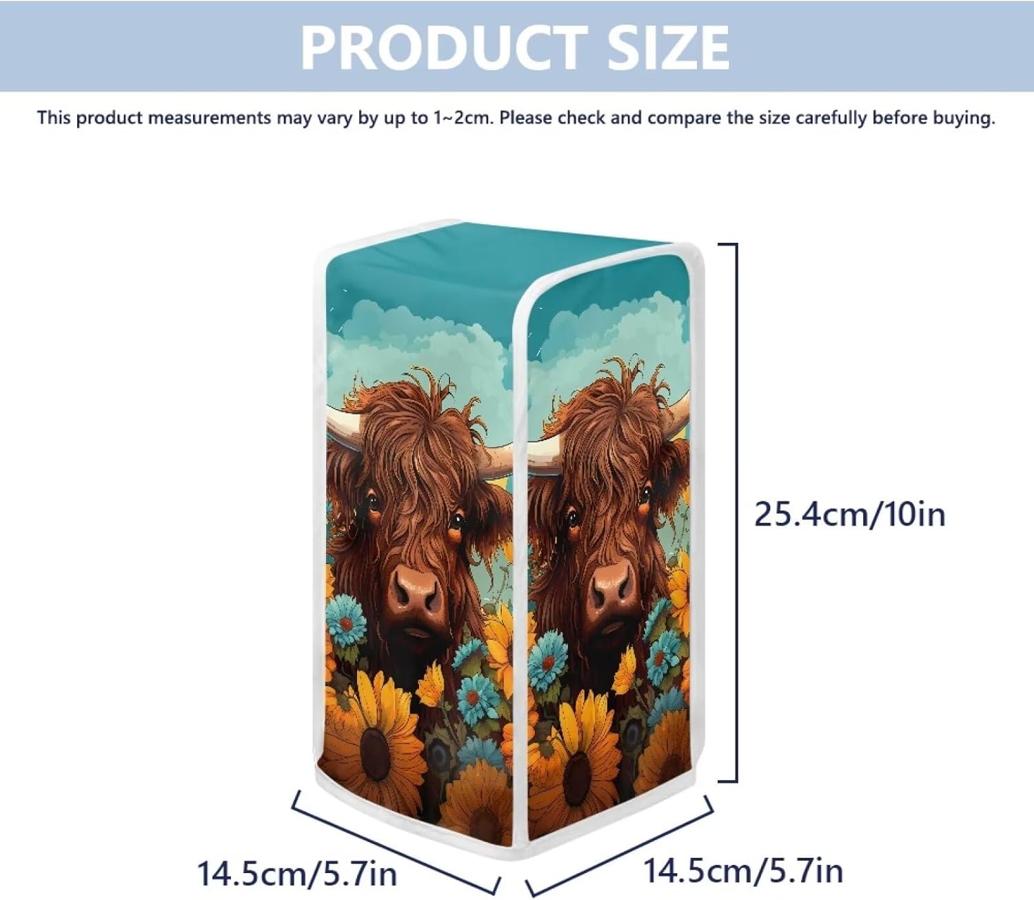 ZOUTAIRONG Sunflower Cattle Electric Can Opener with Waterproof Dust Cover
