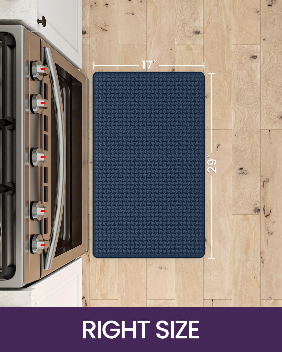 DEXI Kitchen Mat Non-Slip Anti-Fatigue Soft Durable