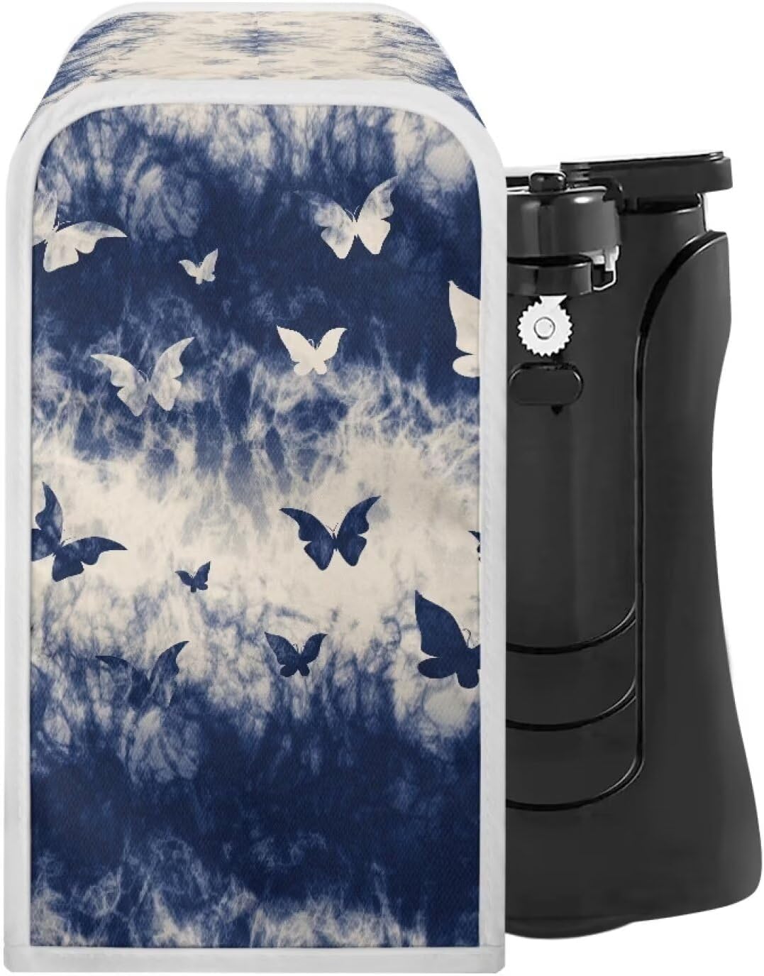 SUHOaziA Tie Dye Butterfly Electric Can Opener Dust Cover