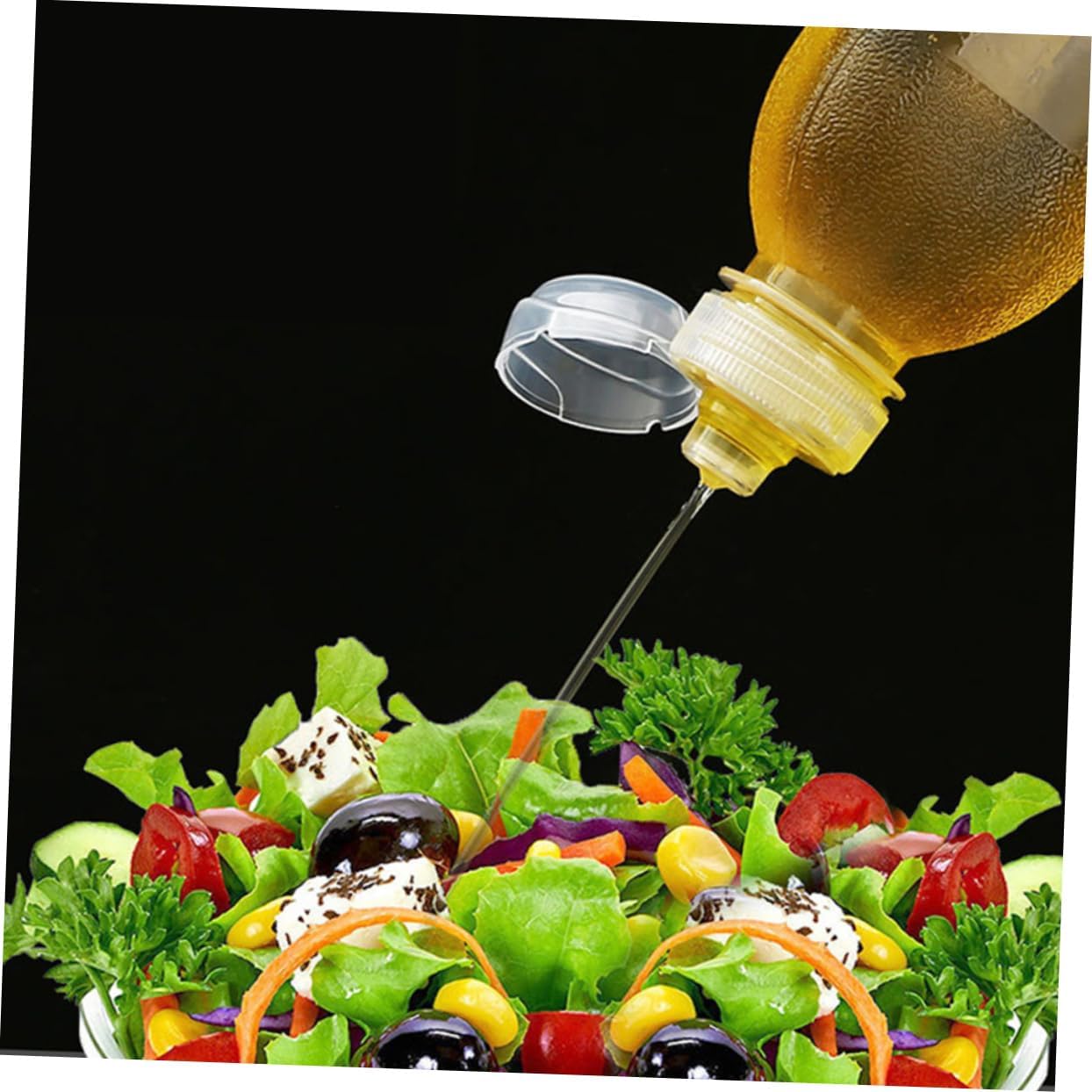 CIYODO Oil Dispenser Set - Compact Reusable Storage Bottles with leakproof Lid Design