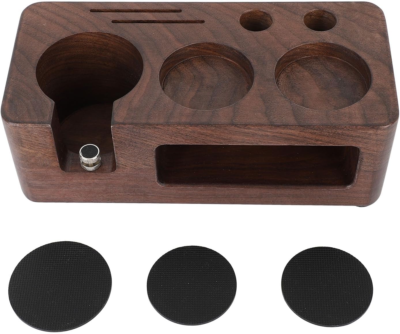 PANGYRNG Premium Solid Wood Coffee Tamping Station