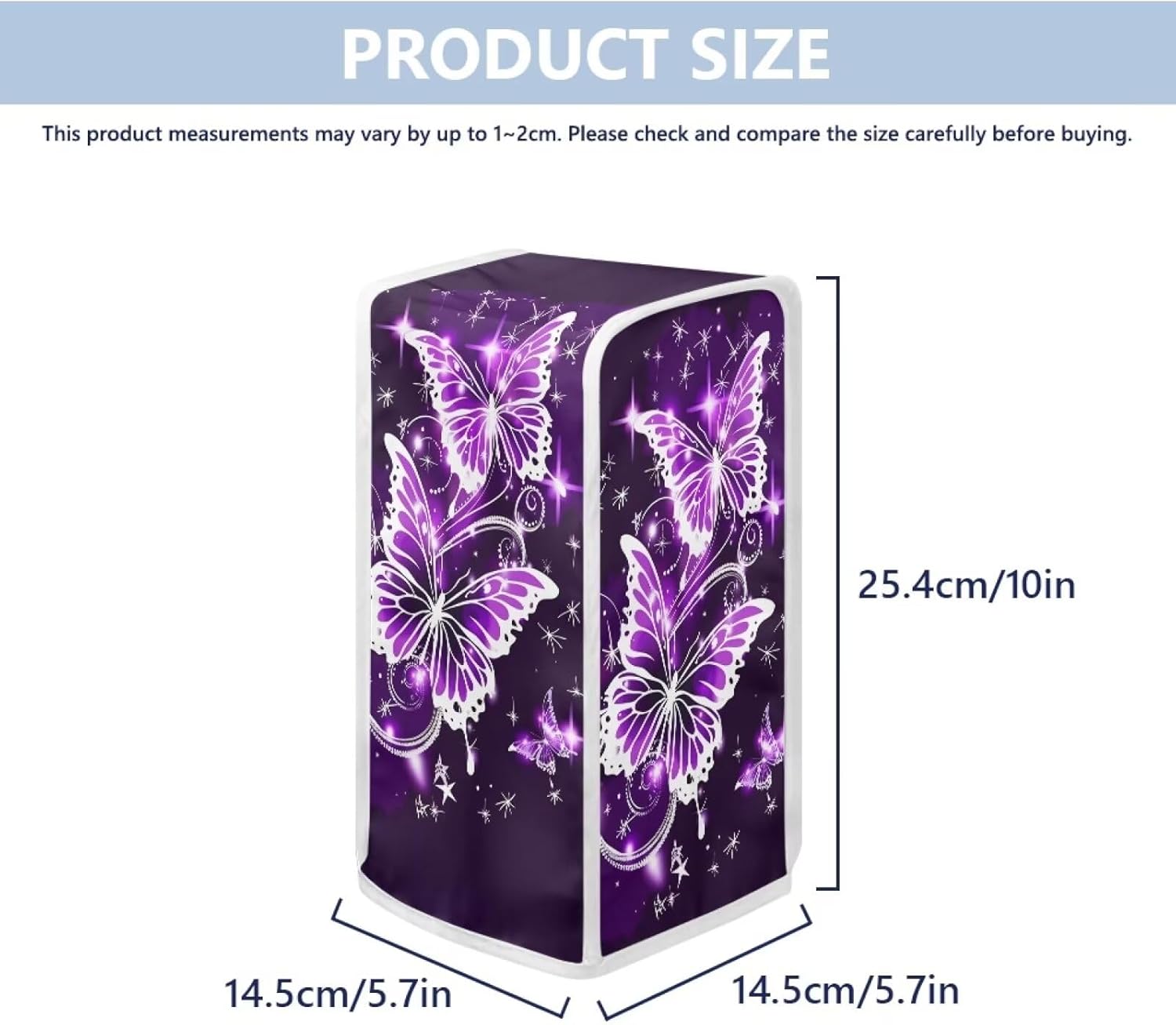 ZOUTAIRONG Sparkling Butterfly Electric Can Opener Cover Ensure Clean Festive Kitchen