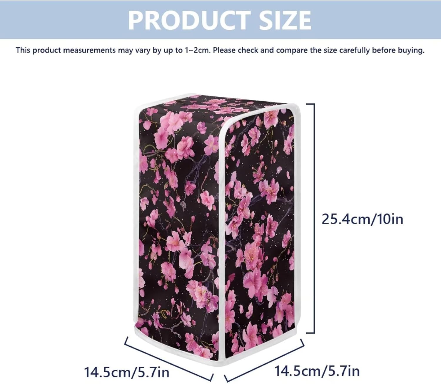 Elegant Pink Flowers Can Opener Cover