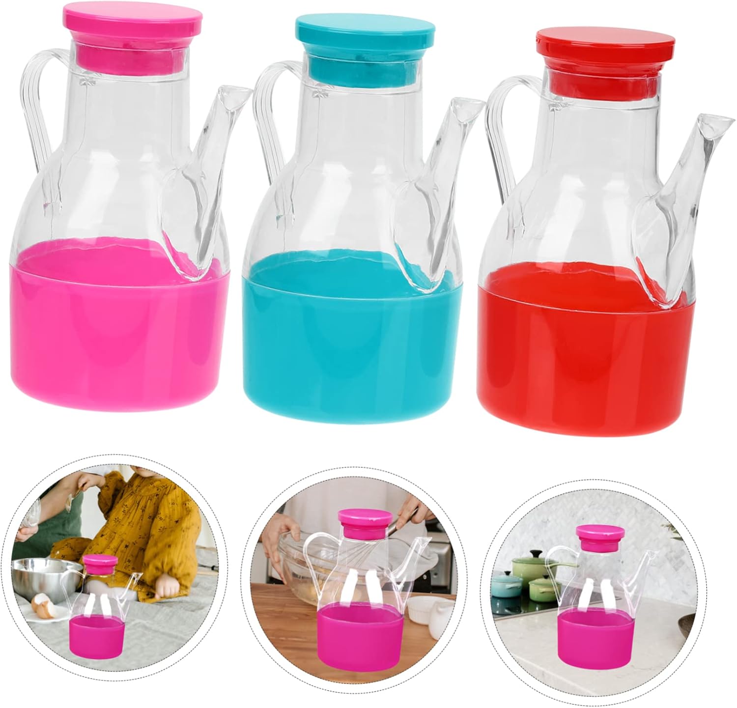 6-Piece Soil Sauce Vinegar Disposers