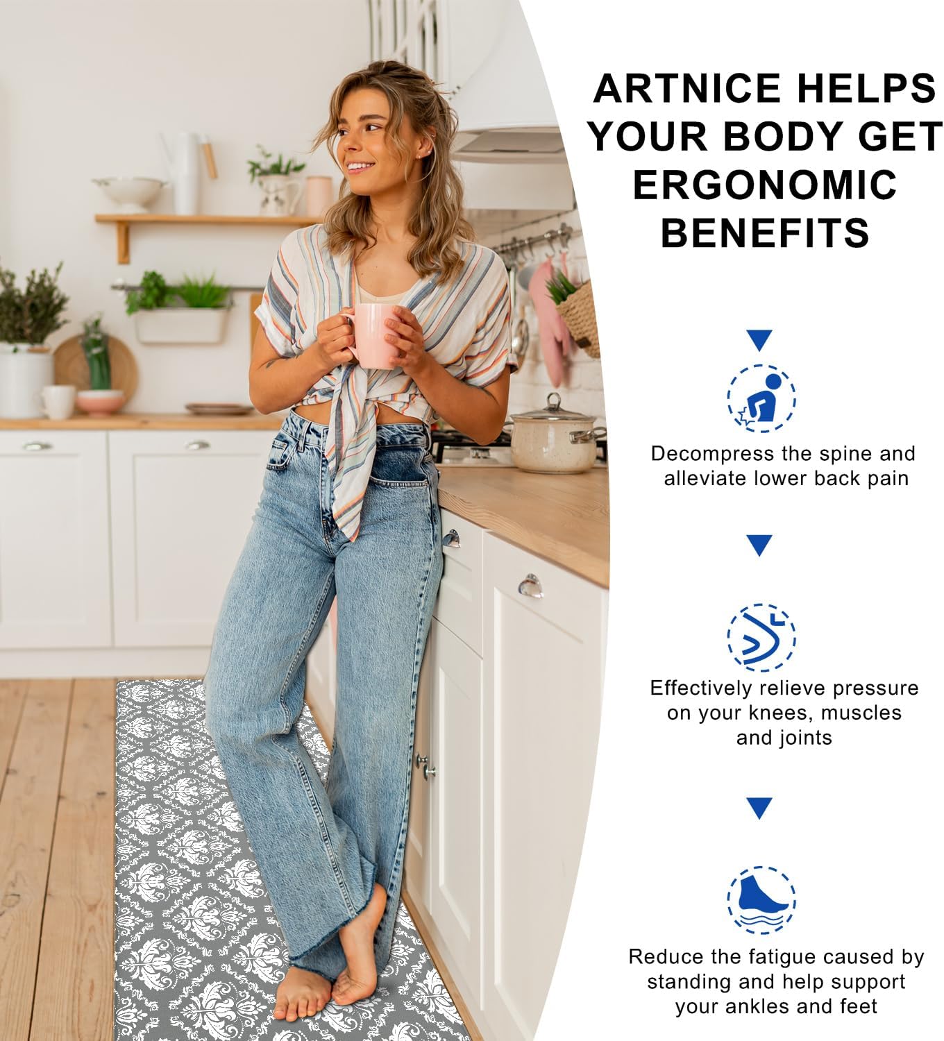 Sevendec Kitchen Anti-Fatigue Mat