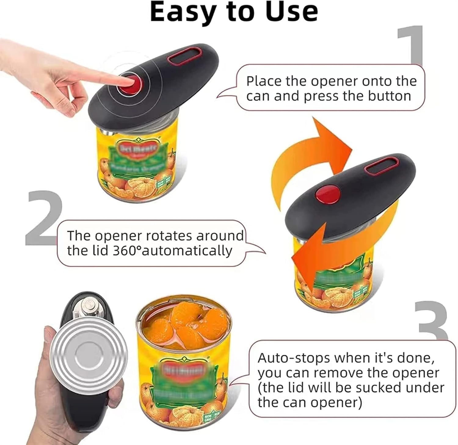 Electric Can Opener for Kitchen