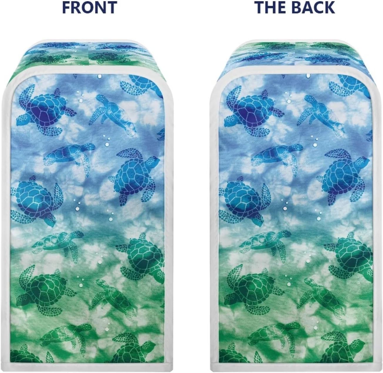 Durable Blue and Green Turtle Electric Can Opener Cover with Water Repellent Protection