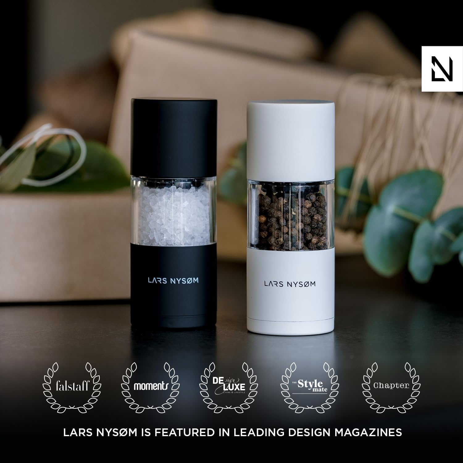 Enhance Flavor with LARS NYSM Salt and Pepper Grinder Set