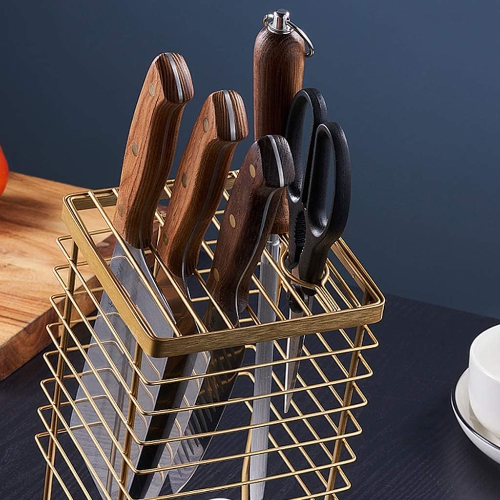 Sturdy Kitchen Knife Holder - Durable 304 Steel Design