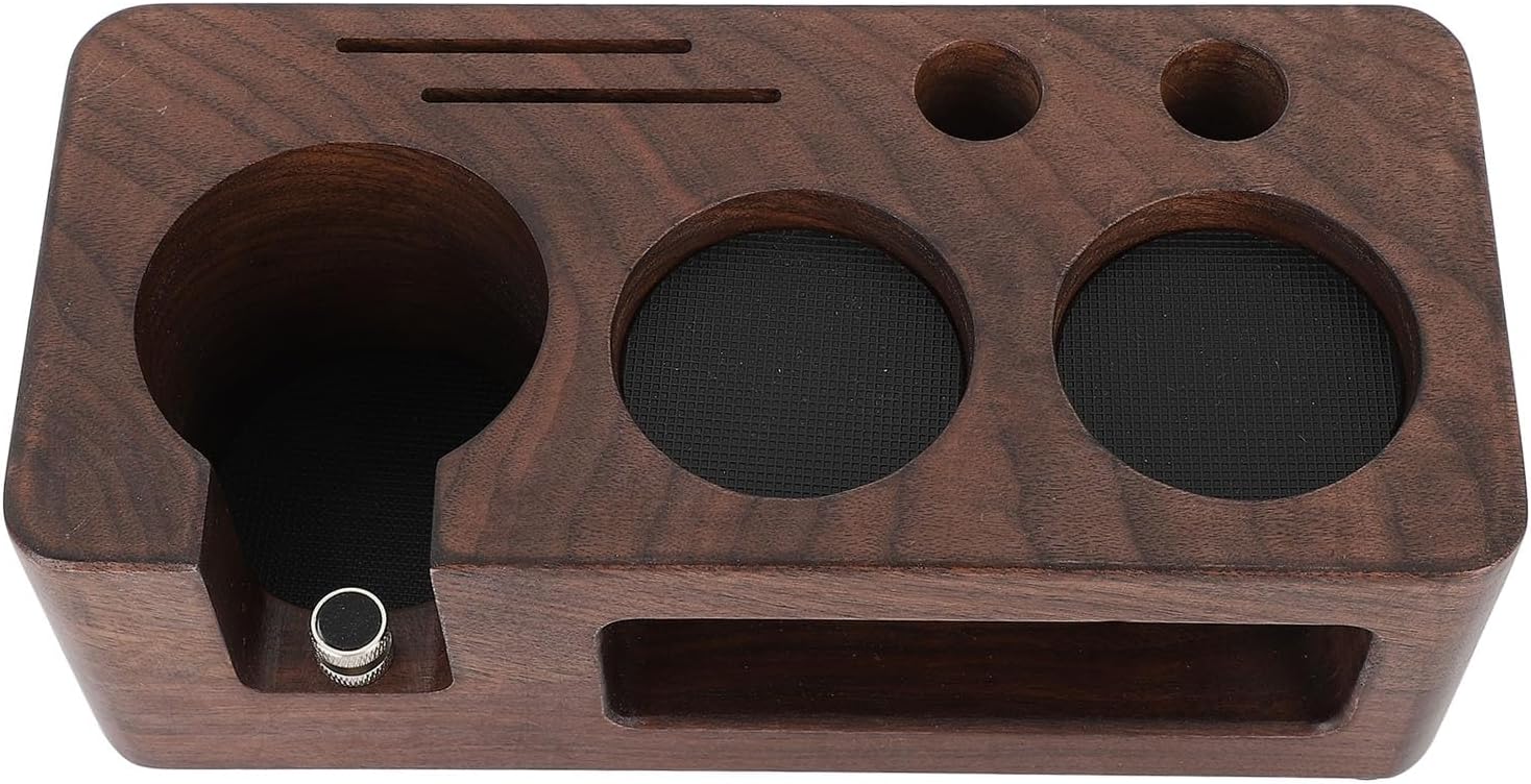 PANGYRNG Premium Solid Wood Coffee Tamping Station