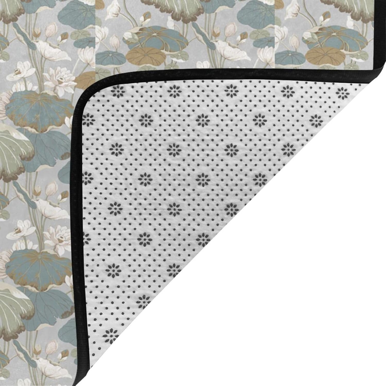 Breaux Black Lily Pads