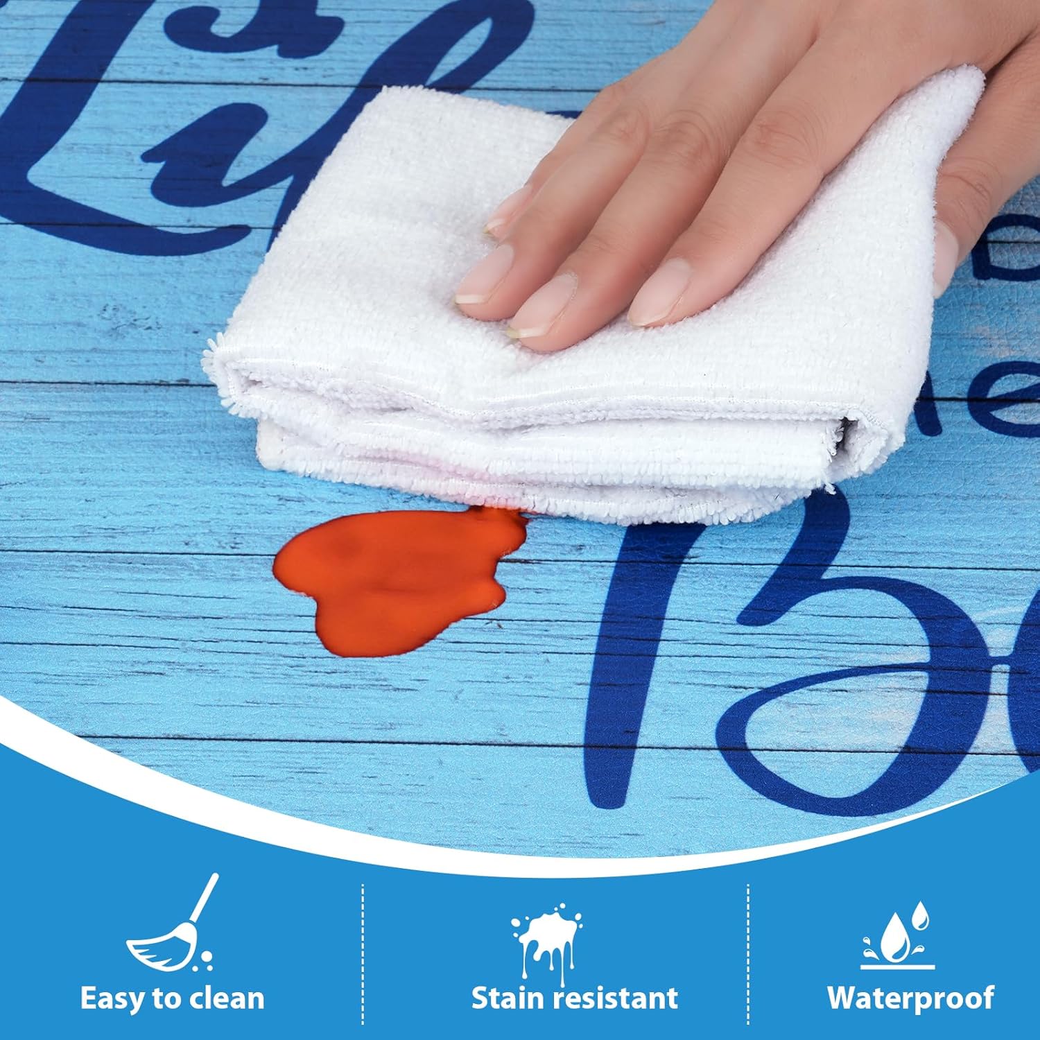 Perfect Coastal Comfort Mat for Kitchen Standing