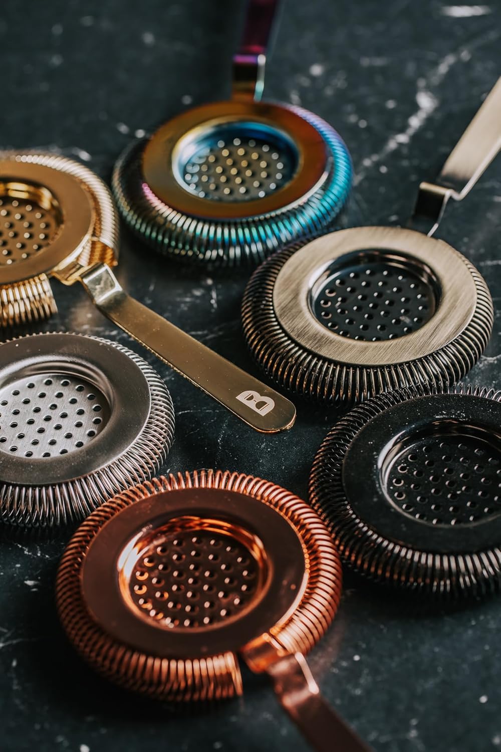 Elegant Antique-Style Hawthorne Bar Strainer
