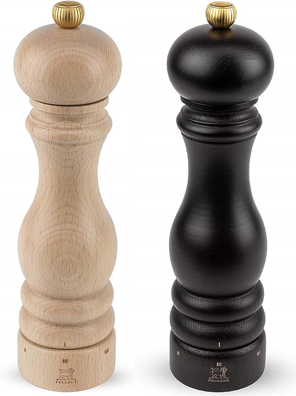 Peugeot Paris USelect Salt and Pepper Mill Set Natural Chocolate