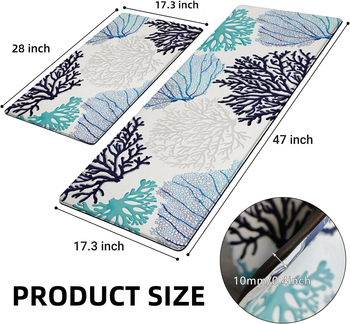 Coastal Kitchen Mat Set for Your Home Decor