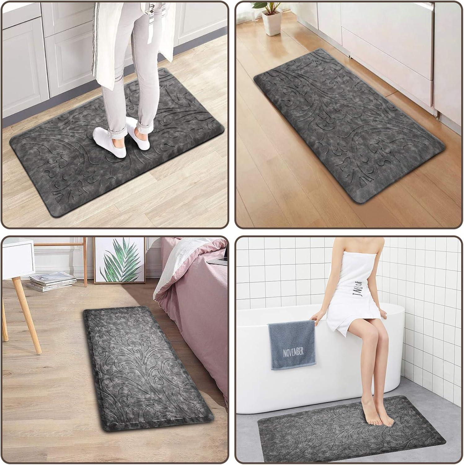 Premium KMAT Kitchen Mat - Anti-Fatigue Waterproof
