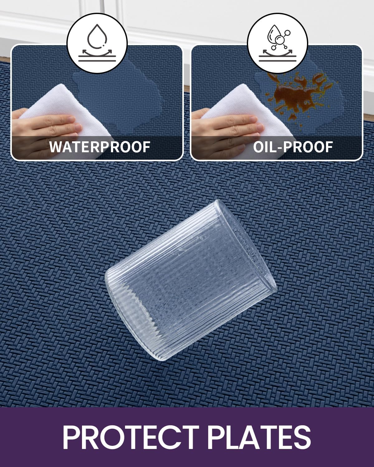 DEXI Kitchen Mat Non-Slip Anti-Fatigue Soft Durable