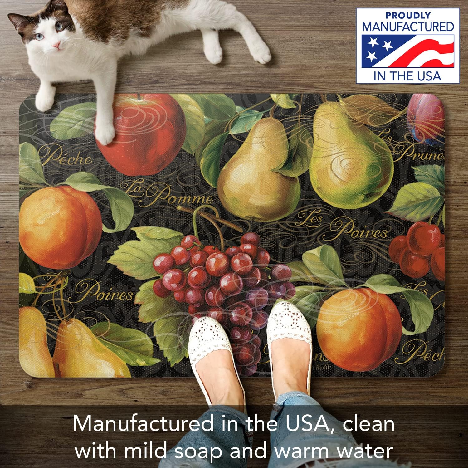 CounterArt Gourmet Fruit 30 x 20 Comfort Mat
