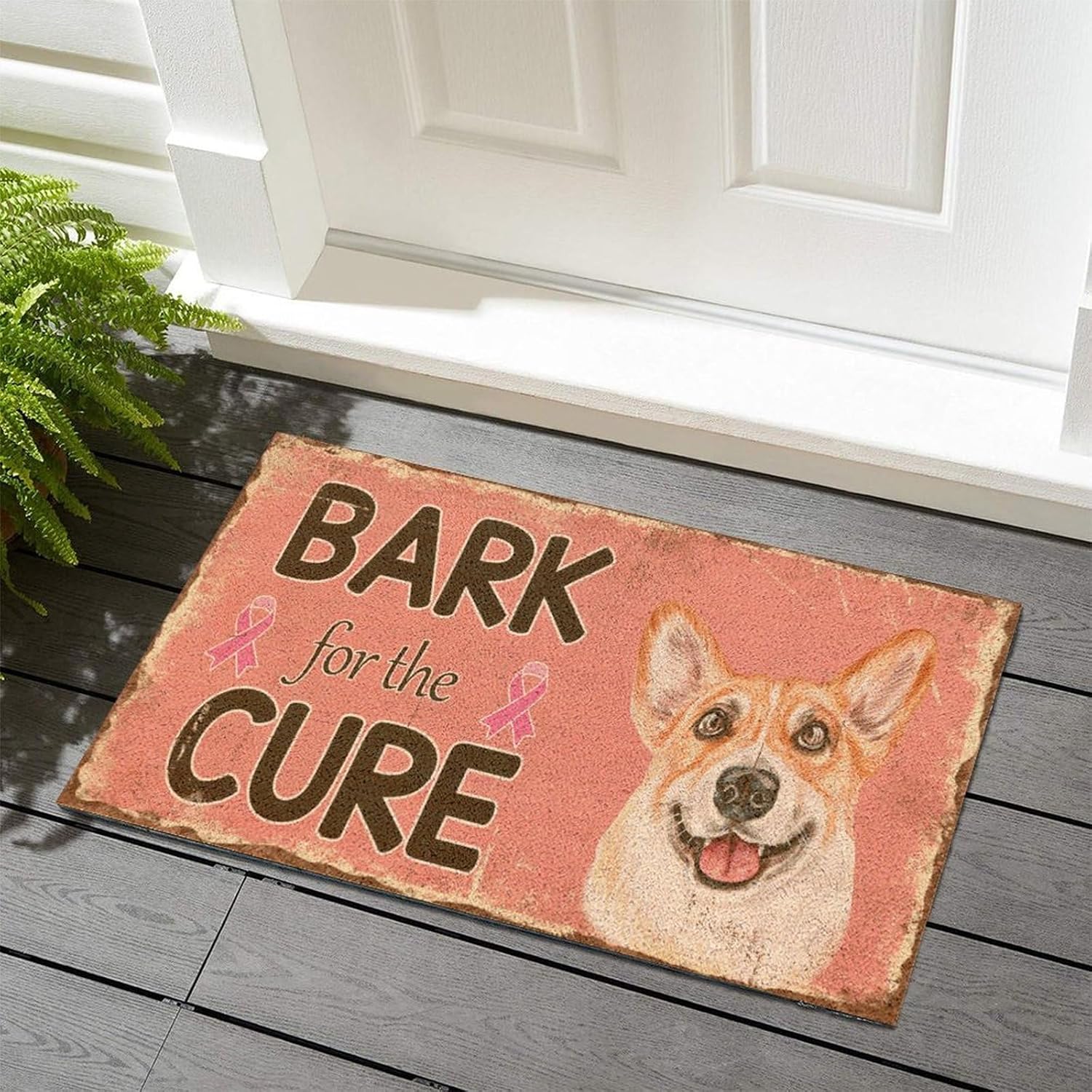 Warm Front Door Welcome Mat